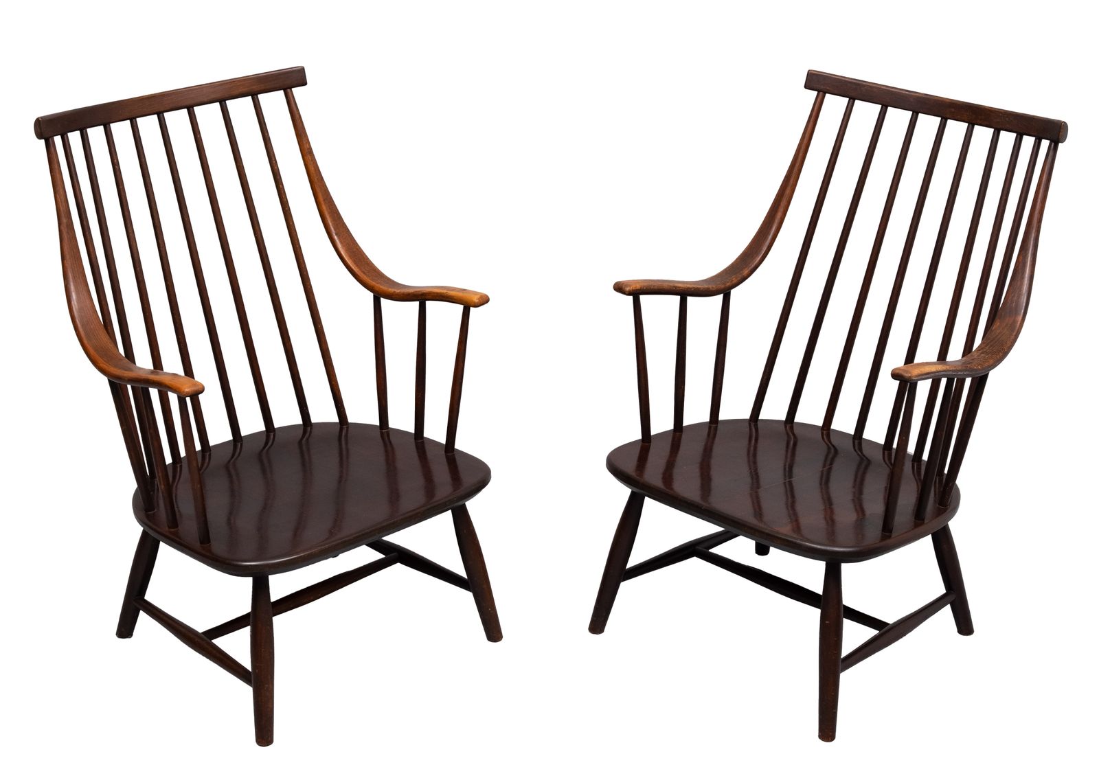 Swedish Grandessa Spindle Back Lounge Chair By Lena Larsson For Nesto