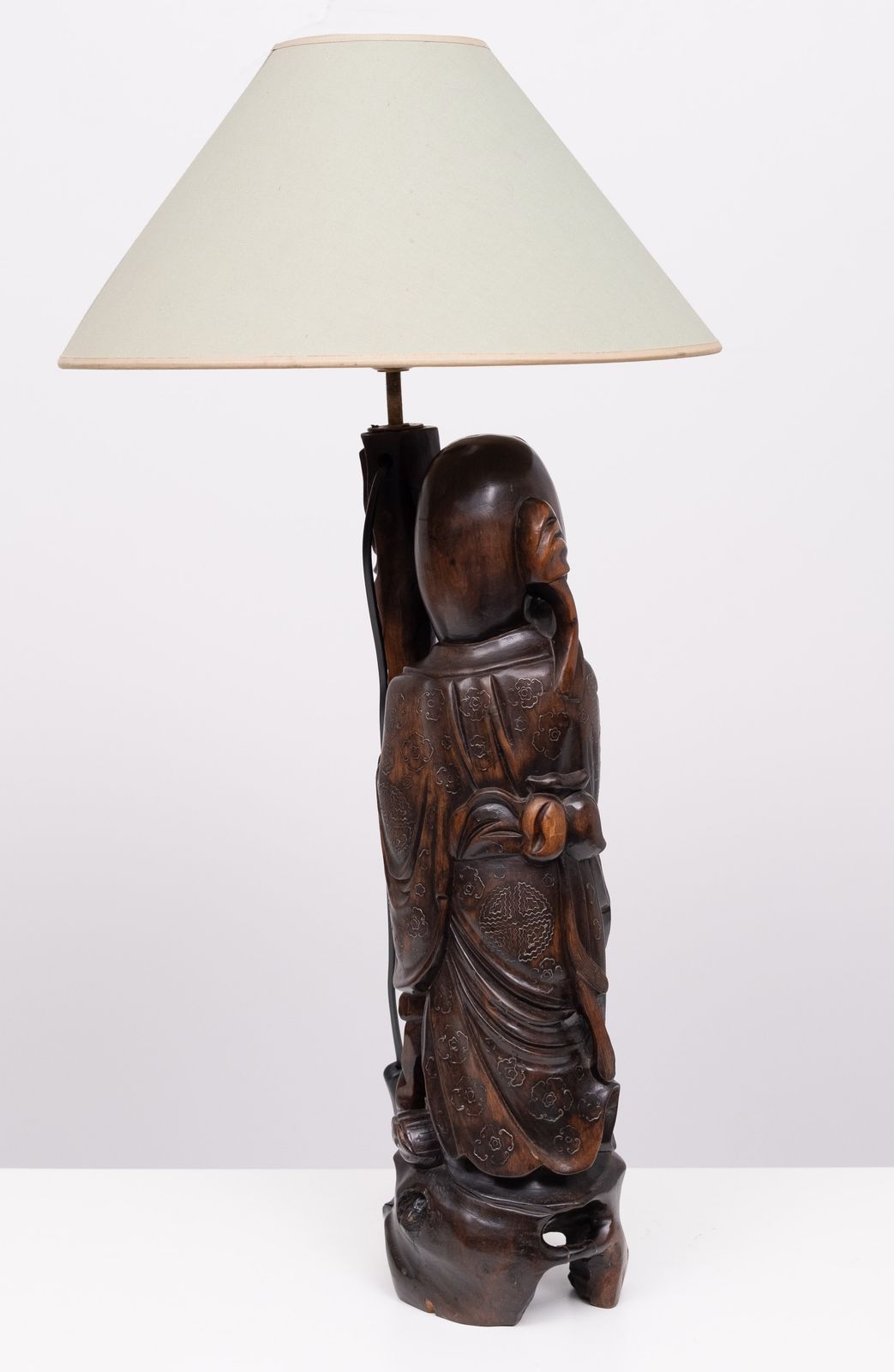 Table Lamp Rosewood   Shoulao   God Of Longevity Prosperety   China photo buy
