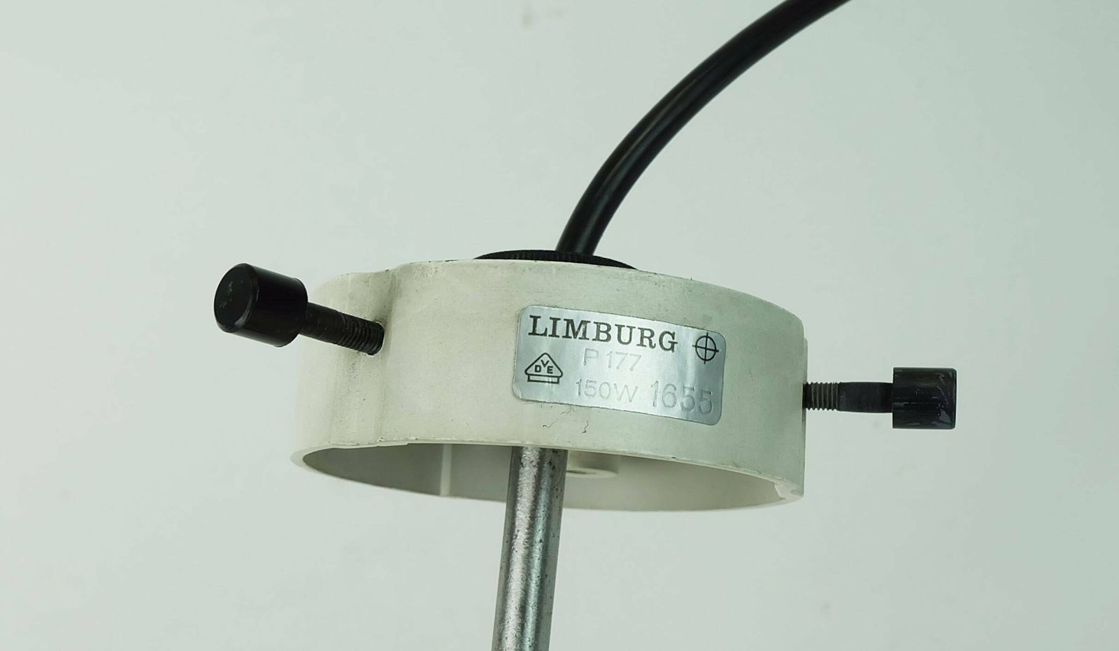 photo furniture Large Glashuette Limburg Pendant Lamp With White Opal Glass Shade In The Shape Of A Flower