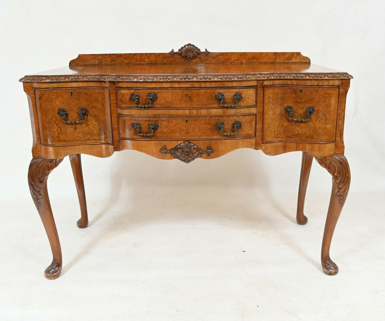 Walnut Epstein Sideboard Antique Serving Table 1930s photo for sale
