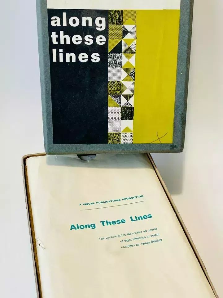 Along These Lines, Visual Publications Ltd James Bradley Filmstrips & Notes 1966 photo for sale