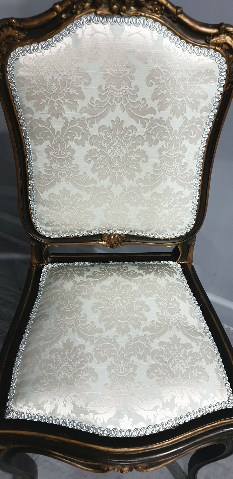 Lovely Pair French Boudoir Chairs photo for sale