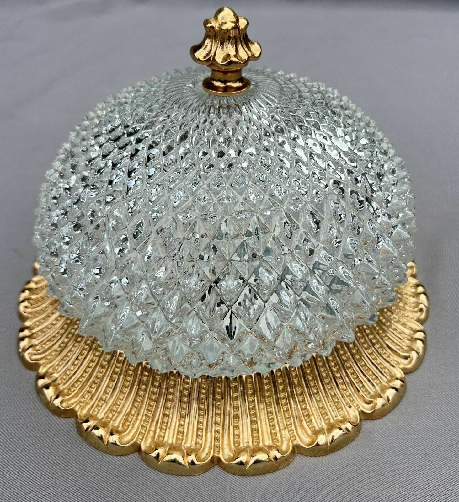 Stunning Ceiling Lamp Made Of Brass And Pressed Crystal Pendant Chandelier 6001 photo furniture