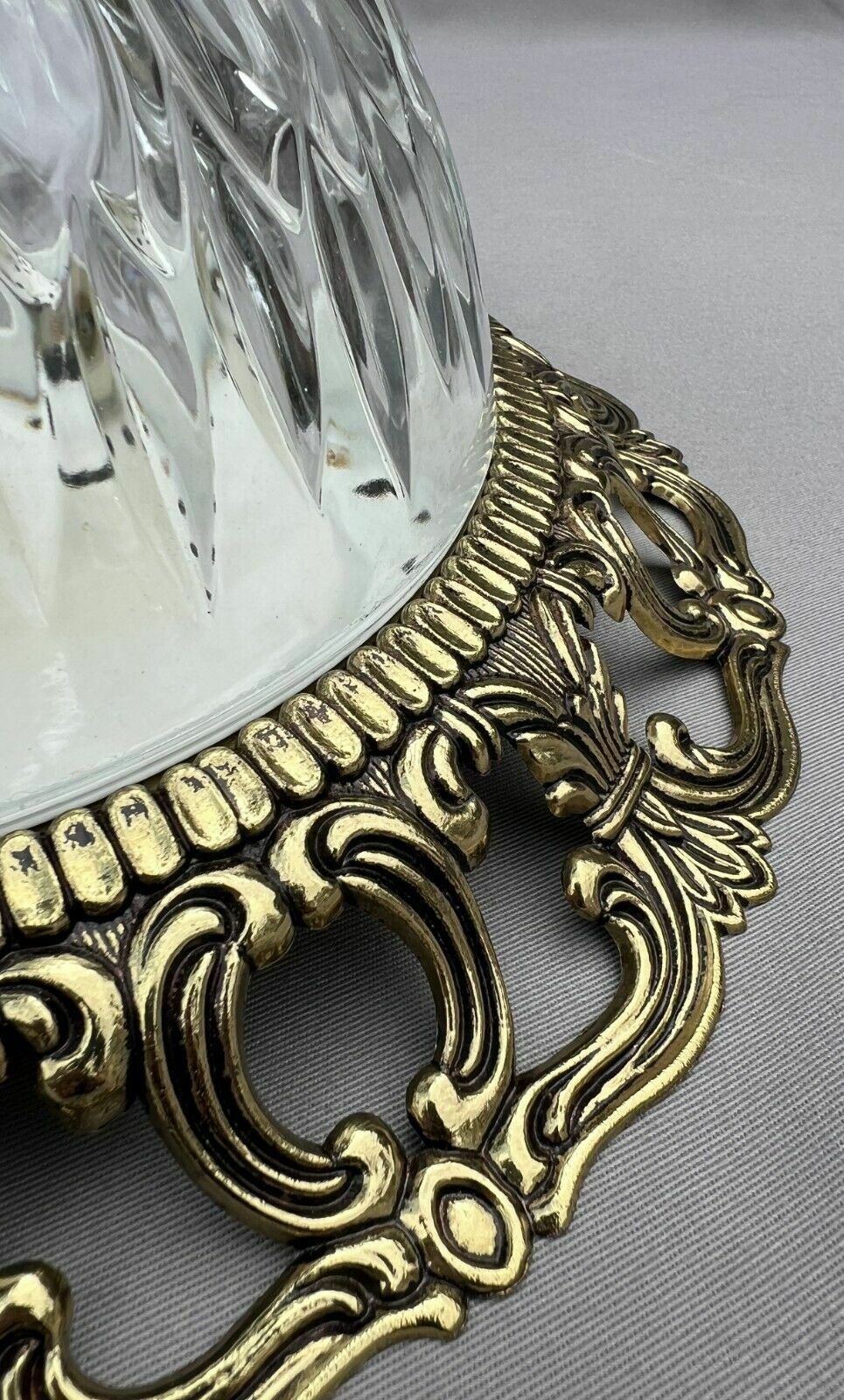 Stunning Ceiling Lamp Made Of Brass And Pressed Crystal Pendant Chandelier 6001 photo furniture