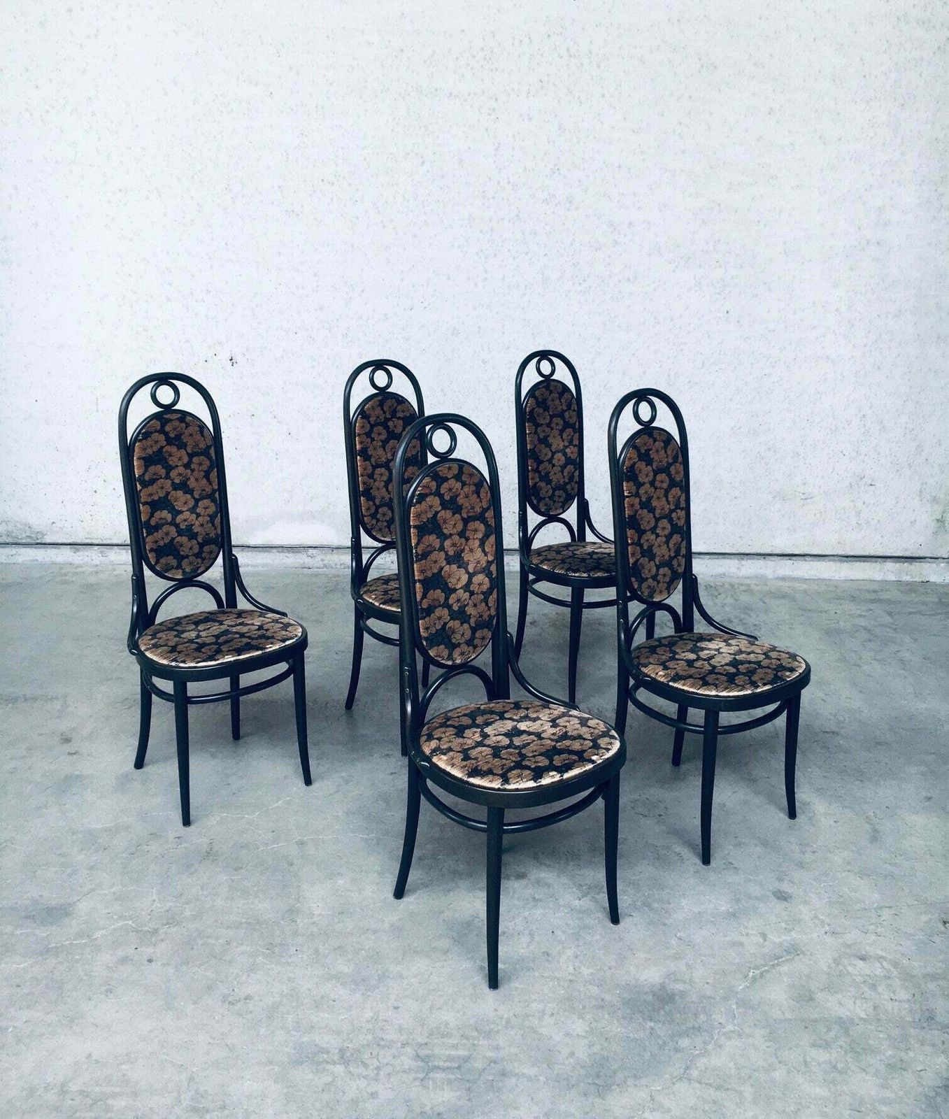 Thonet 79 Model 207r "Long John" Eetkamerstoelen, 1979 photo furniture