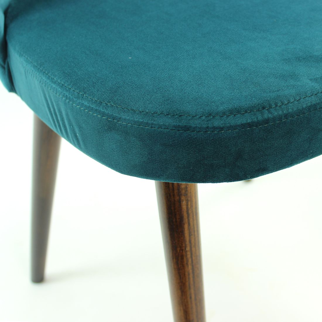 Dining Chairs By Oswald Haerdtl In Velvet For Ton, Czechoslovakia 1950s, Set Of 4 photo for sale