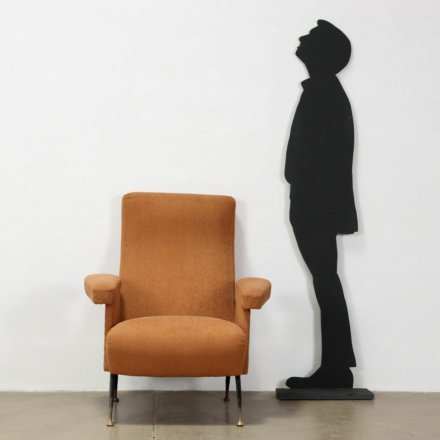 Armchair Fabric Italy 1950s 1960s photo furniture