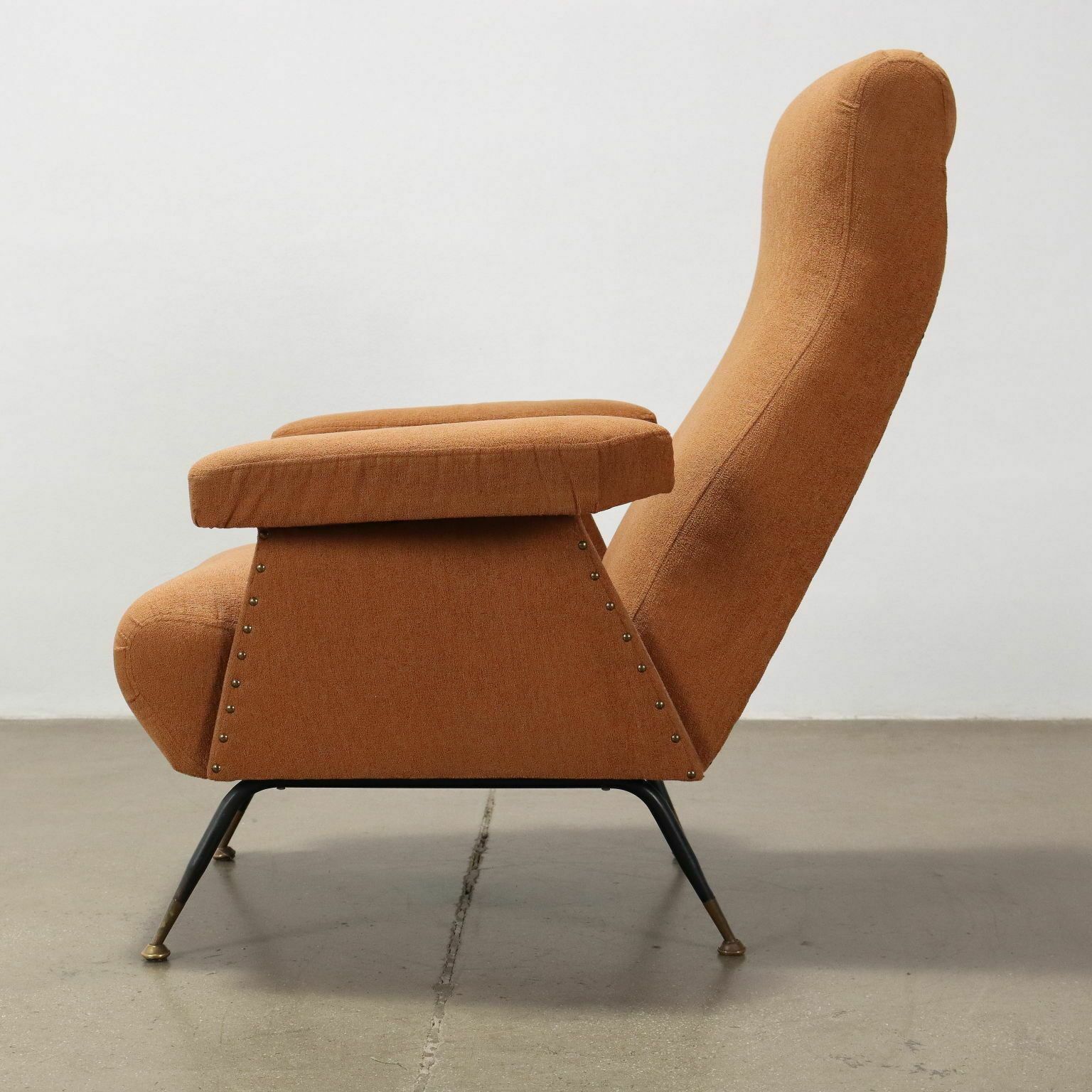 Armchair Fabric Italy 1950s 1960s photo for sale