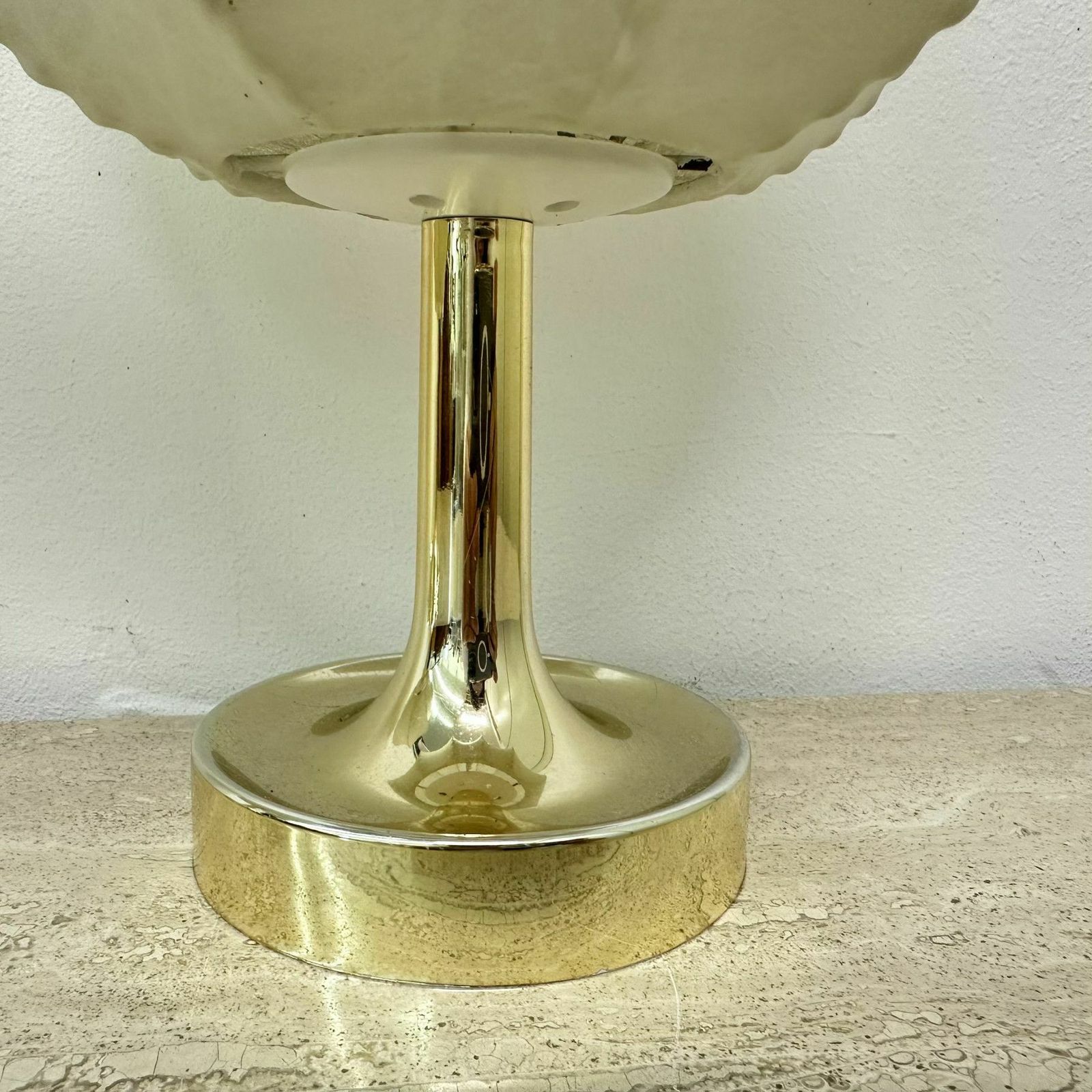photo vinterior Pair Of Cocoon Table Lamp By Alfred Wauer For Goldkant, 1960’s