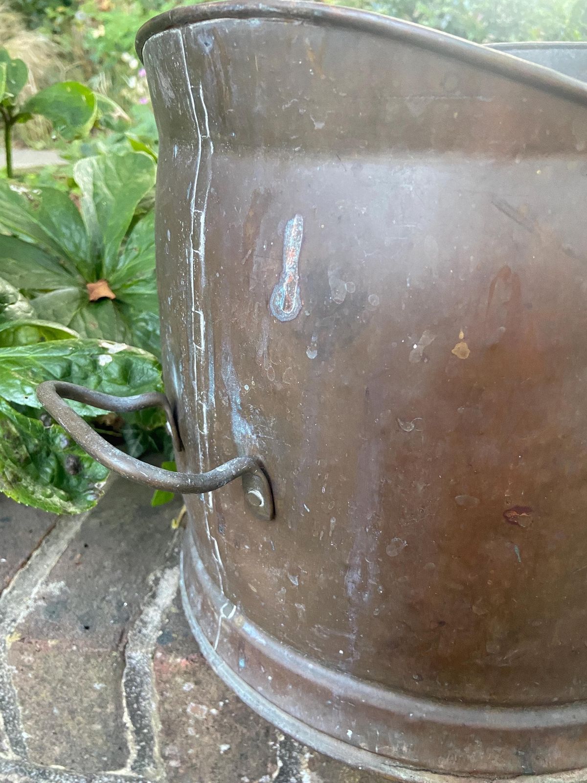 photo furniture Super Vintage Brass Coal Bucket, Coal Scuttle, Metal Bucket, Planter, Plant Pot