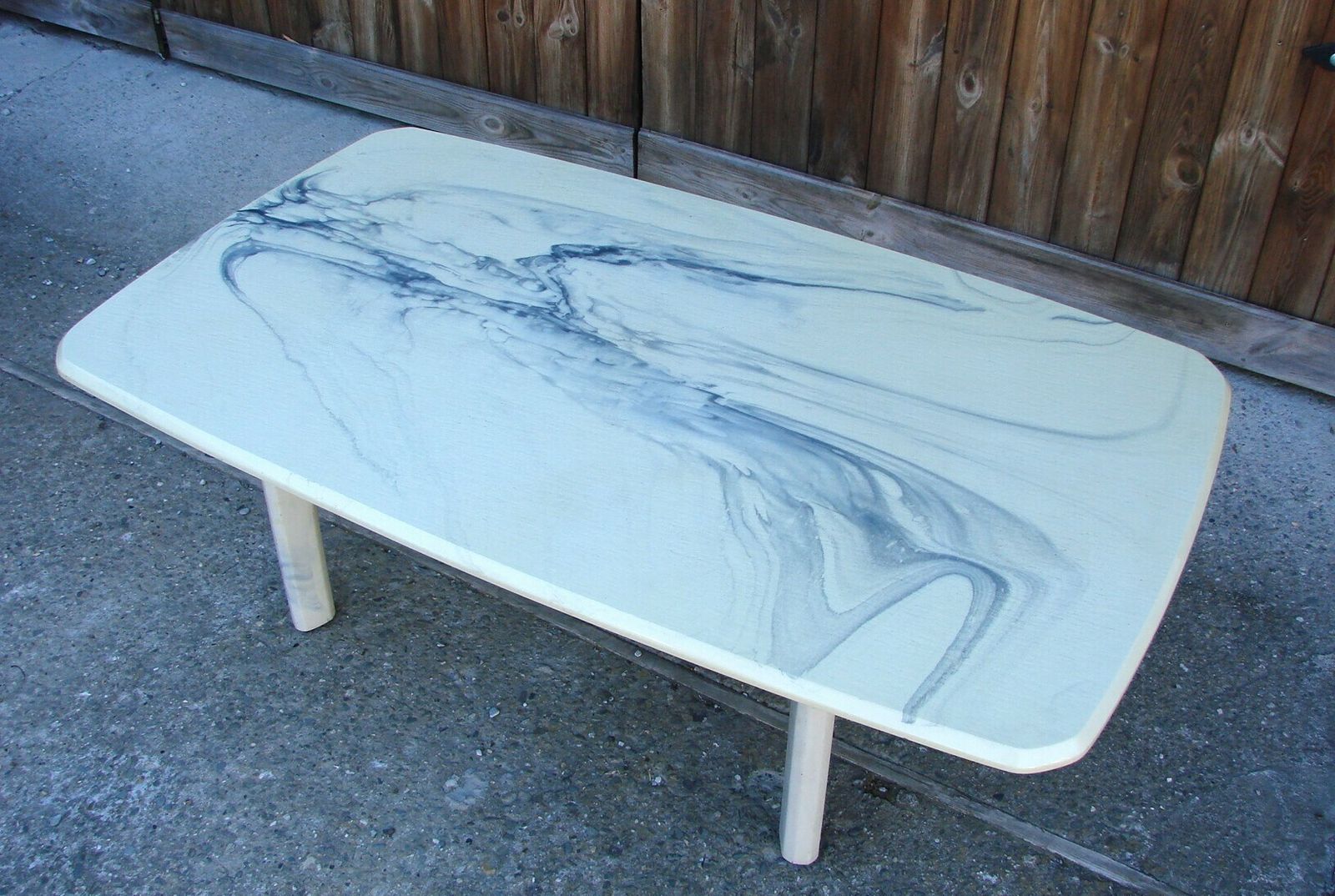 A Stone Table From The 1970s, Contemporary photo vintage