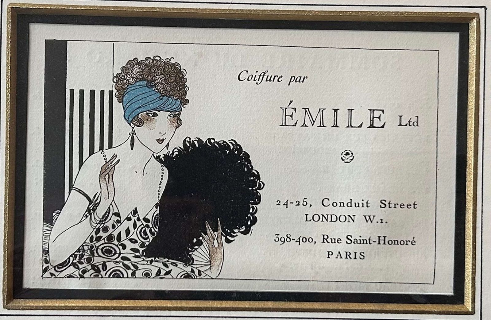 Art A Set Of Six Highly Decorative Art Deco French Advertising Prints photo