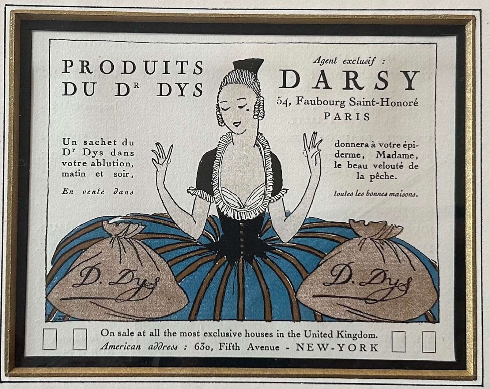 245.0 A Set Of Six Highly Decorative Art Deco French Advertising Prints photo