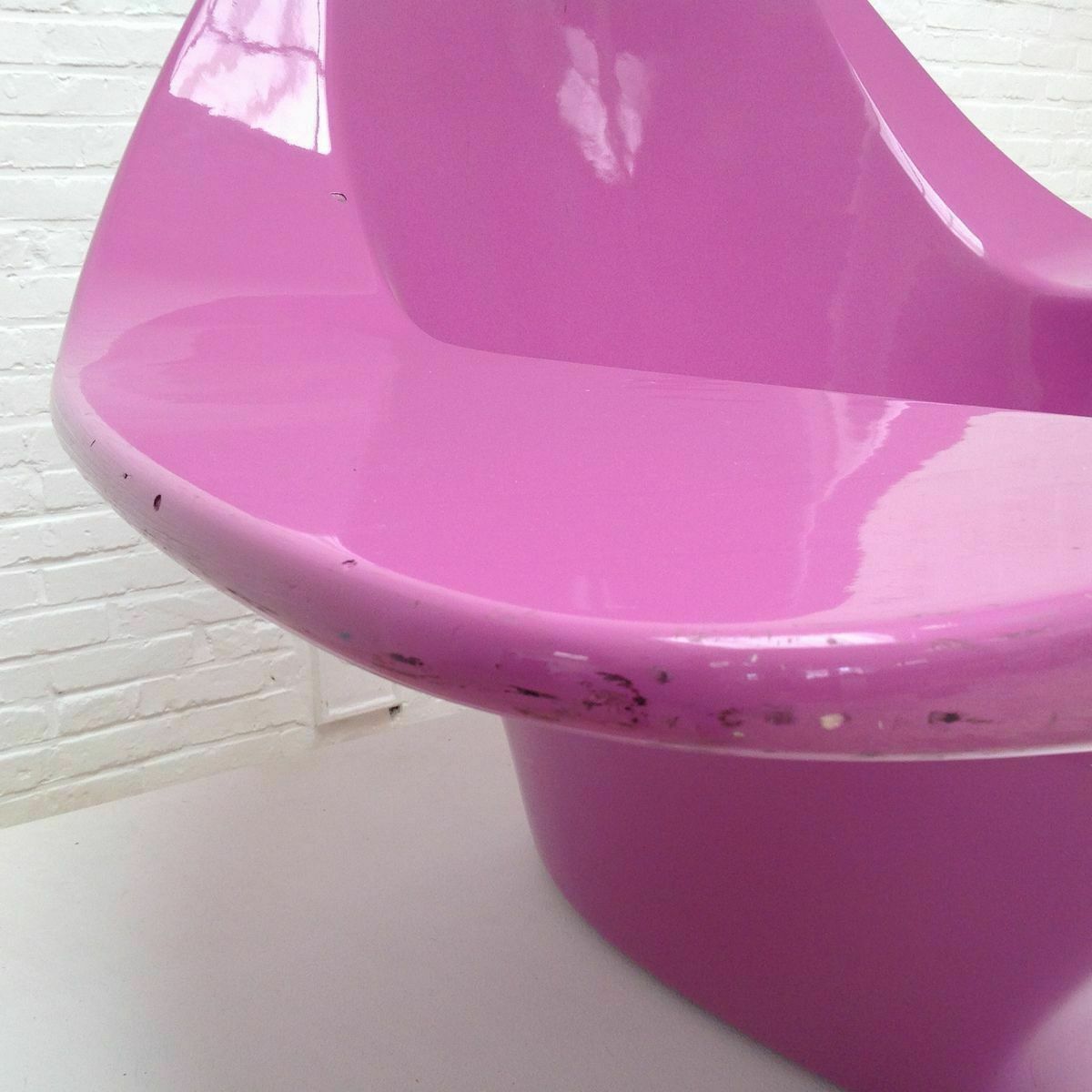 photo for sale Large Pop Art Fiberglass Lounge Chair, 1960s