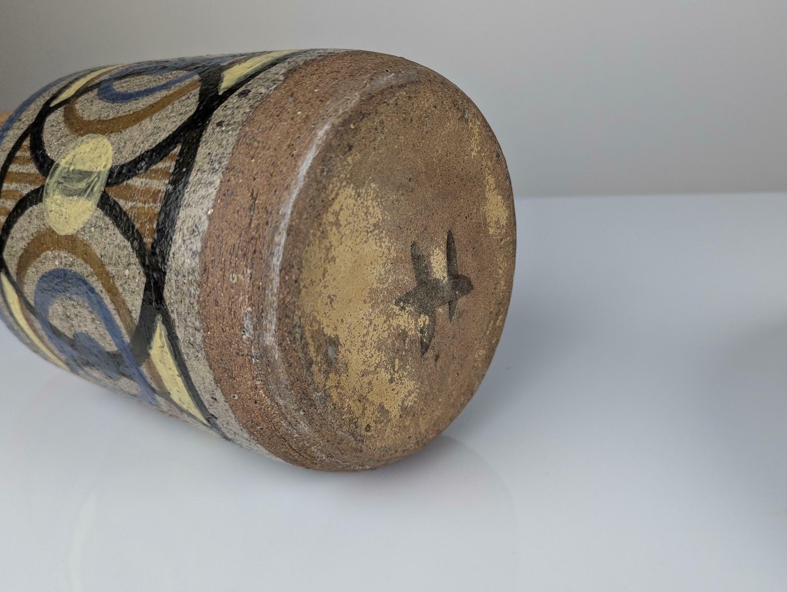 Gres Ceramic Vase And Plate By Antonio Salvador Orodea Aso Valdemorillo 1960s photo vinterior