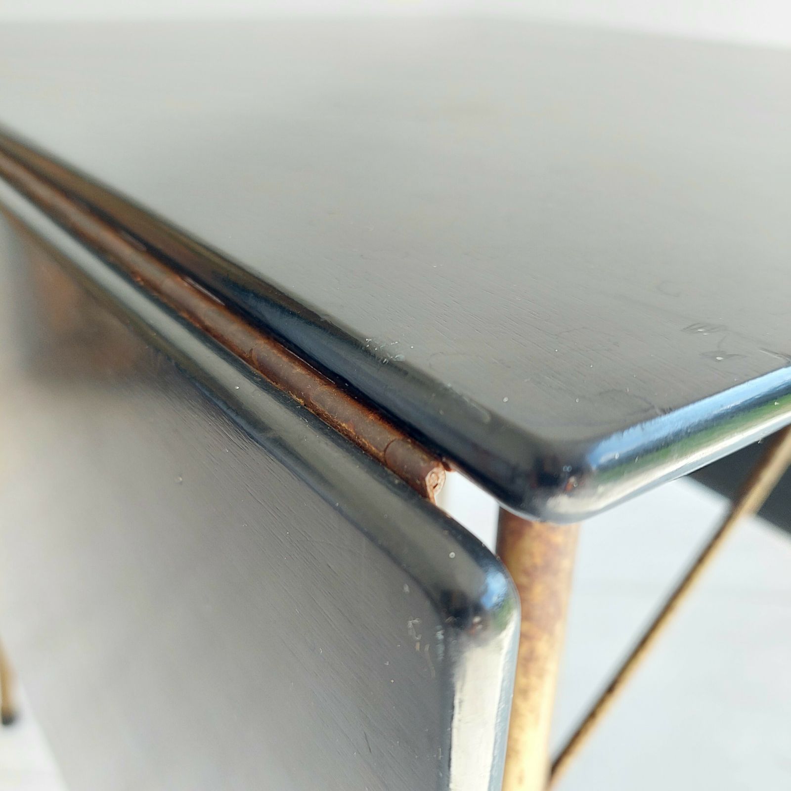 photo vintage Mid Century Arne Jacobsen 3601 Drop Leaf Table For Fritz Hansen Danish, 1950s