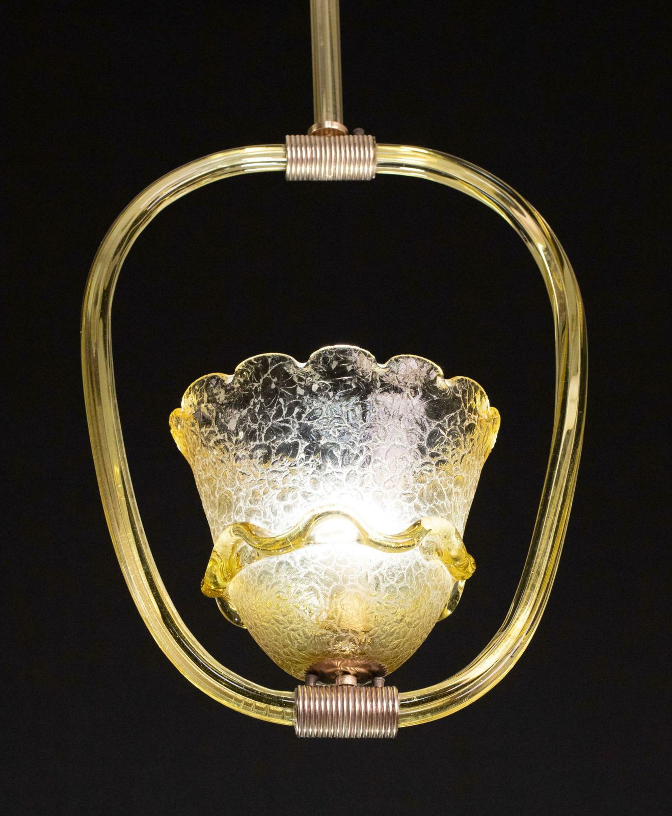 Very Rare Amber Art Deco Barovier E Toso Chandelier, 1940 photo vinterior