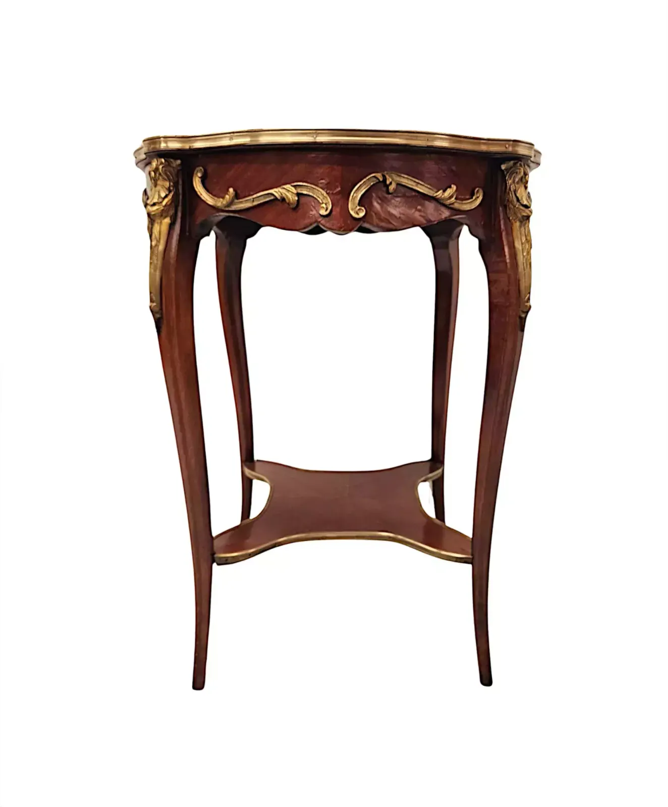 A Very Fine Early 20th Century Brass Mounted Lamp Or Occasional Table photo Furniture