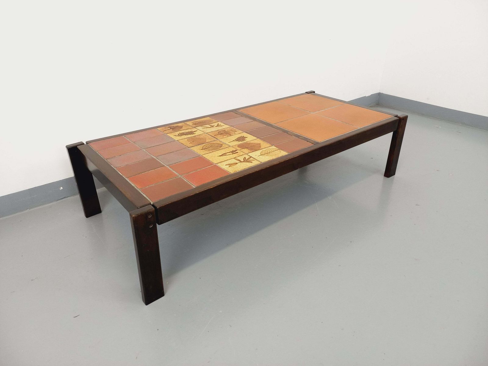 Roger Capron Rectangular Ceramic Coffee Table