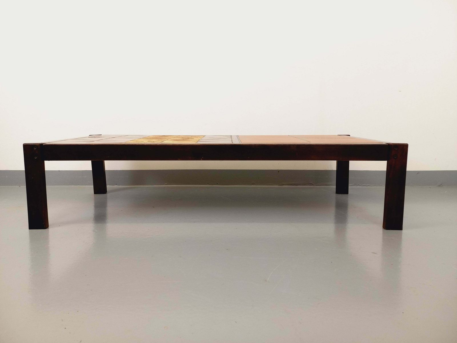 Roger Capron Rectangular Ceramic Coffee Table photo Furniture