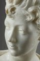 photo buy Bust Of A Woman In Marble, Henri Emile Allouard (1844 1929)
