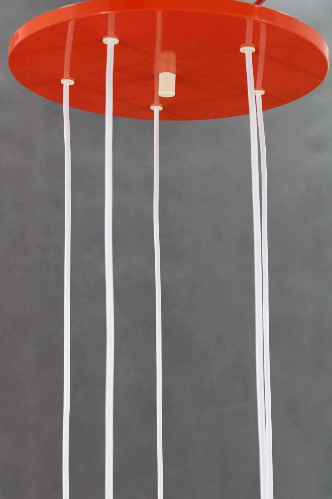 1970s Cascade Chandelier With Plastic Shades By Pokrok Zilina, Czechoslovakia photo 420.0