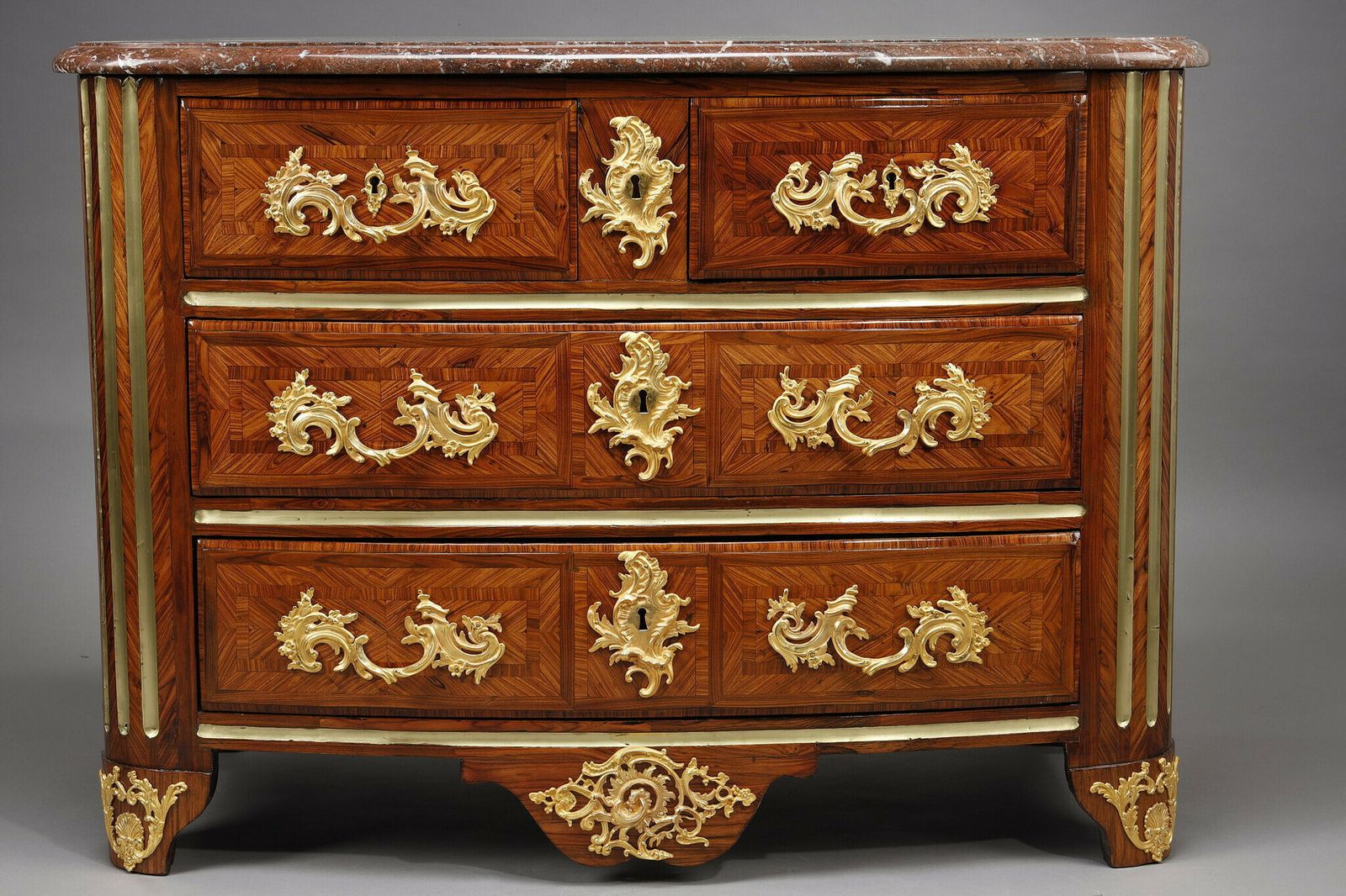 Regence Chest Of Drawers Stamped P M , Attributed To Pierre Moulin photo 15080.0