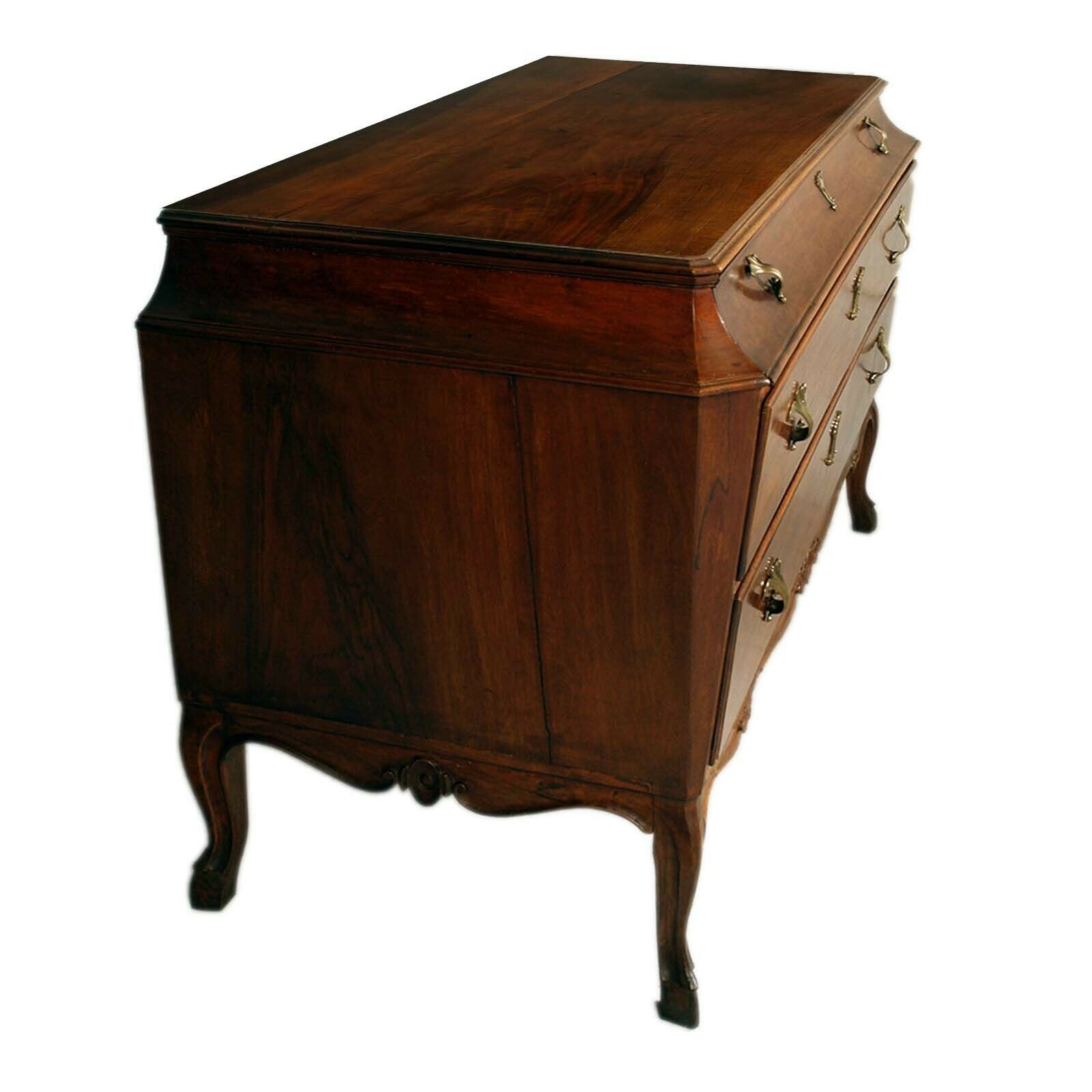 Chest Of Dravers Venetian Commode 18th Century Urn Shaped In Walnut Louis XV photo vinterior