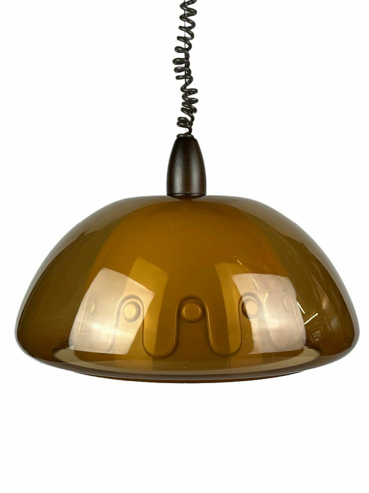 60s 70s Ceiling Lamp Hanging Lamp Acrylic Plastic Metal Space Age Design