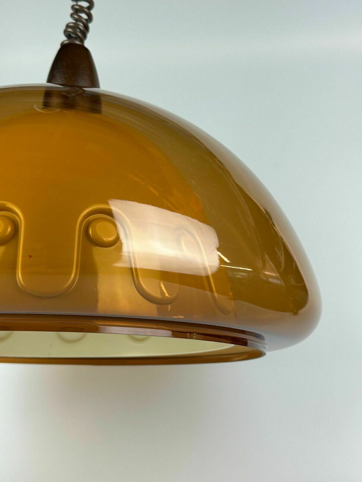 340.0 60s 70s Ceiling Lamp Hanging Lamp Acrylic Plastic Metal Space Age Design photo