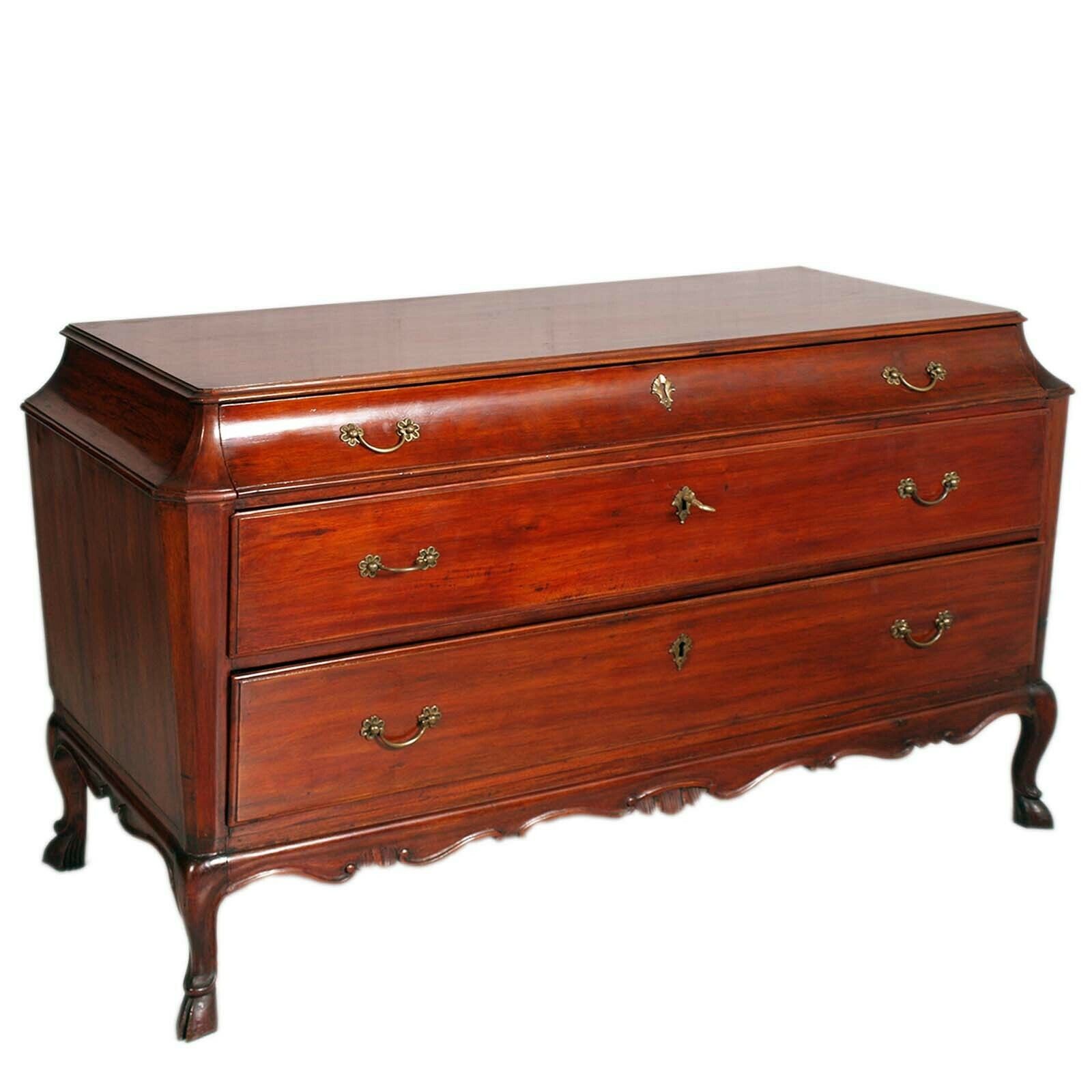 Chest Of Dravers Venetian Commode 18th Century Urn Shaped In Mahogany Louis XV photo furniture