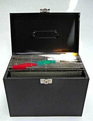 Document Boxes In Coloured Metal Sheet, Set Of 3 photo vintage