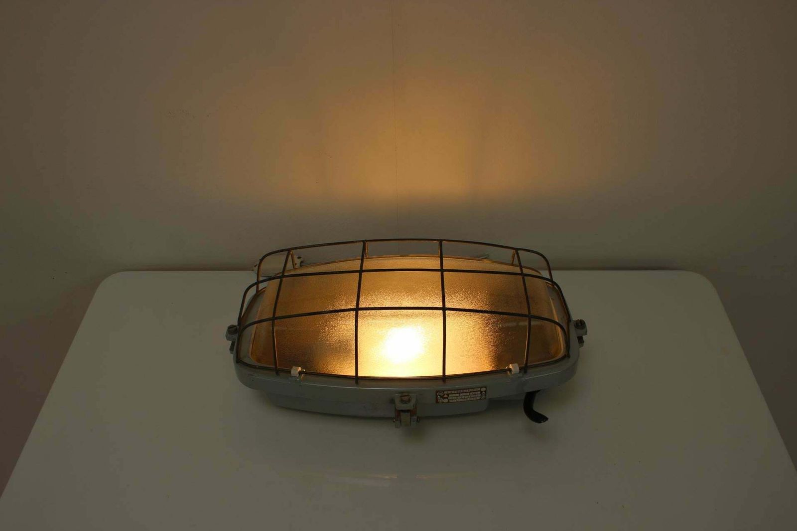 photo for sale Vintage Industrial Ceiling Lamp Typ 511 32 01, Czechoslovakia, 1990's