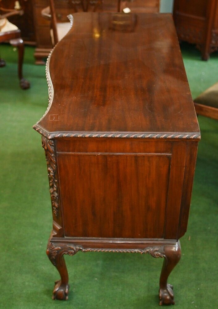 photo furniture Chippendale Side Cabinet Mahogany Ball And Claw Feet