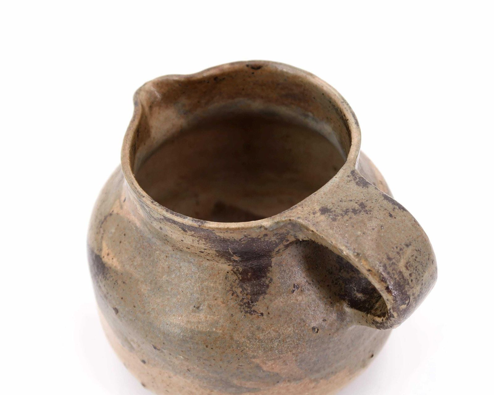 French Stoneware Ceramic Pitcher By Alain Gaudebert, 1960s / Brown, Art, Style Deblander Joulia Lerat photo 245.0