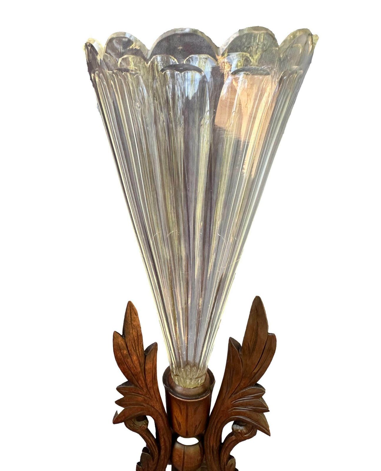 French Antique Pair Of Black Forest Crystal Vases 19th, French Decoration photo Home Decor