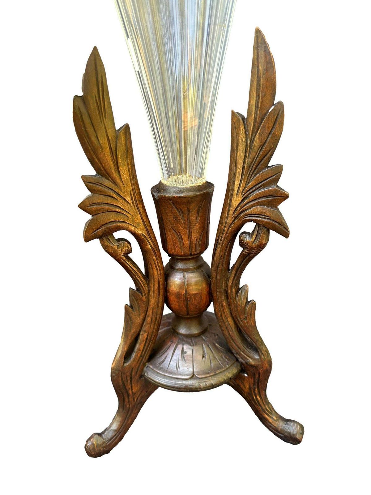 French Antique Pair Of Black Forest Crystal Vases 19th, French Decoration photo vinterior