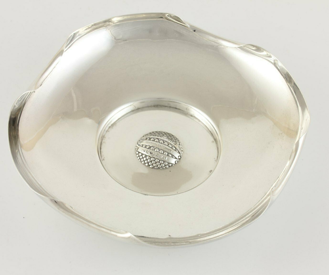 photo furniture Silver Bramble Golf Ball Dish. M&Qp Bournemouth Golf Club Trophy 1920.