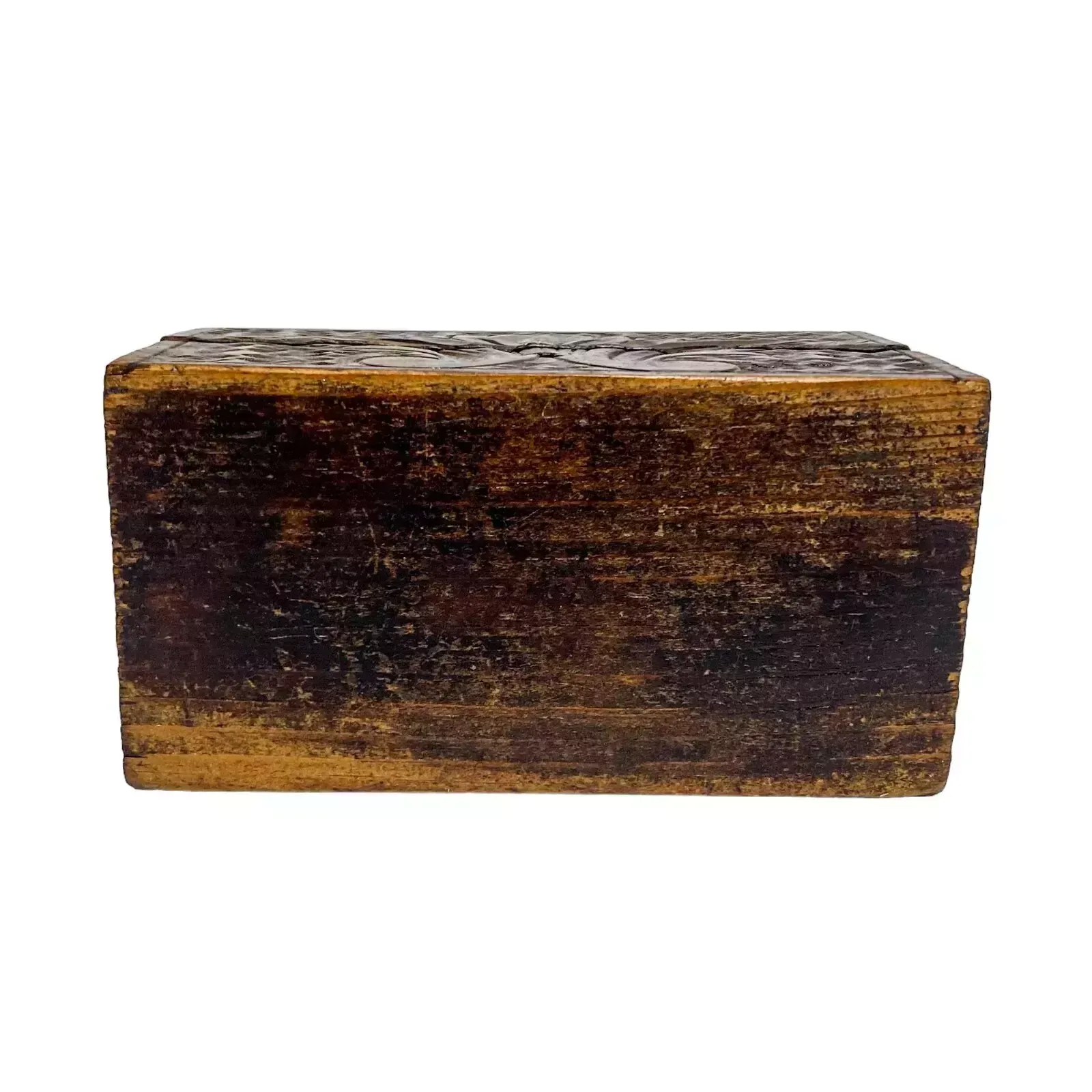 photo furniture Antique 1890's German Gothic Revival Black Forest Domed Casket Jewellery Box