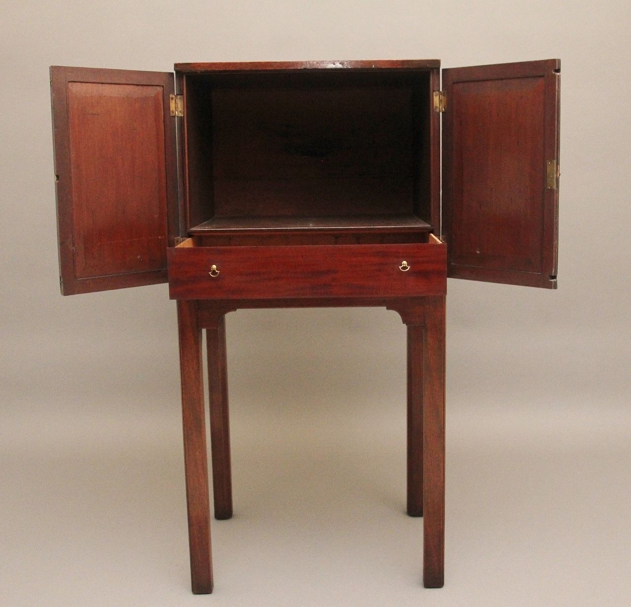 Early 19th Century Mahogany Cabinet On Stand photo for sale