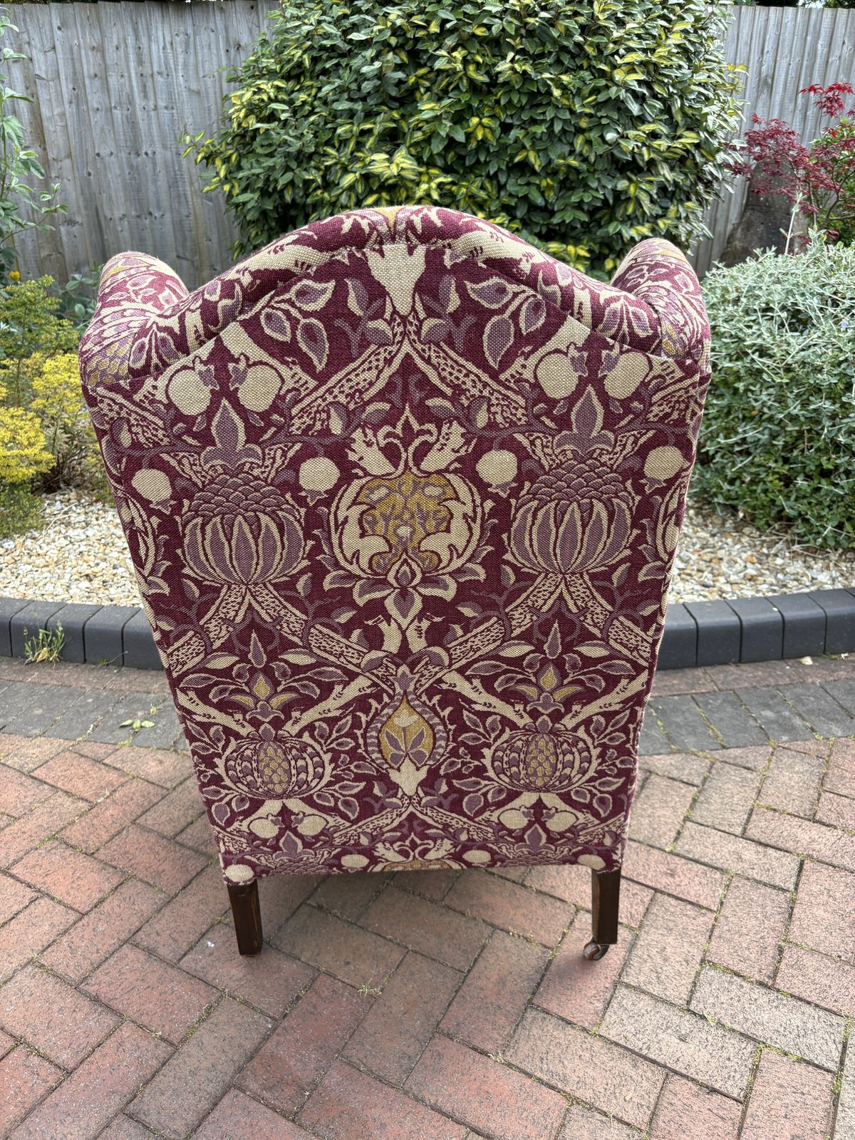 Arts & Crafts Wingback Armchair C1895 photo vintage