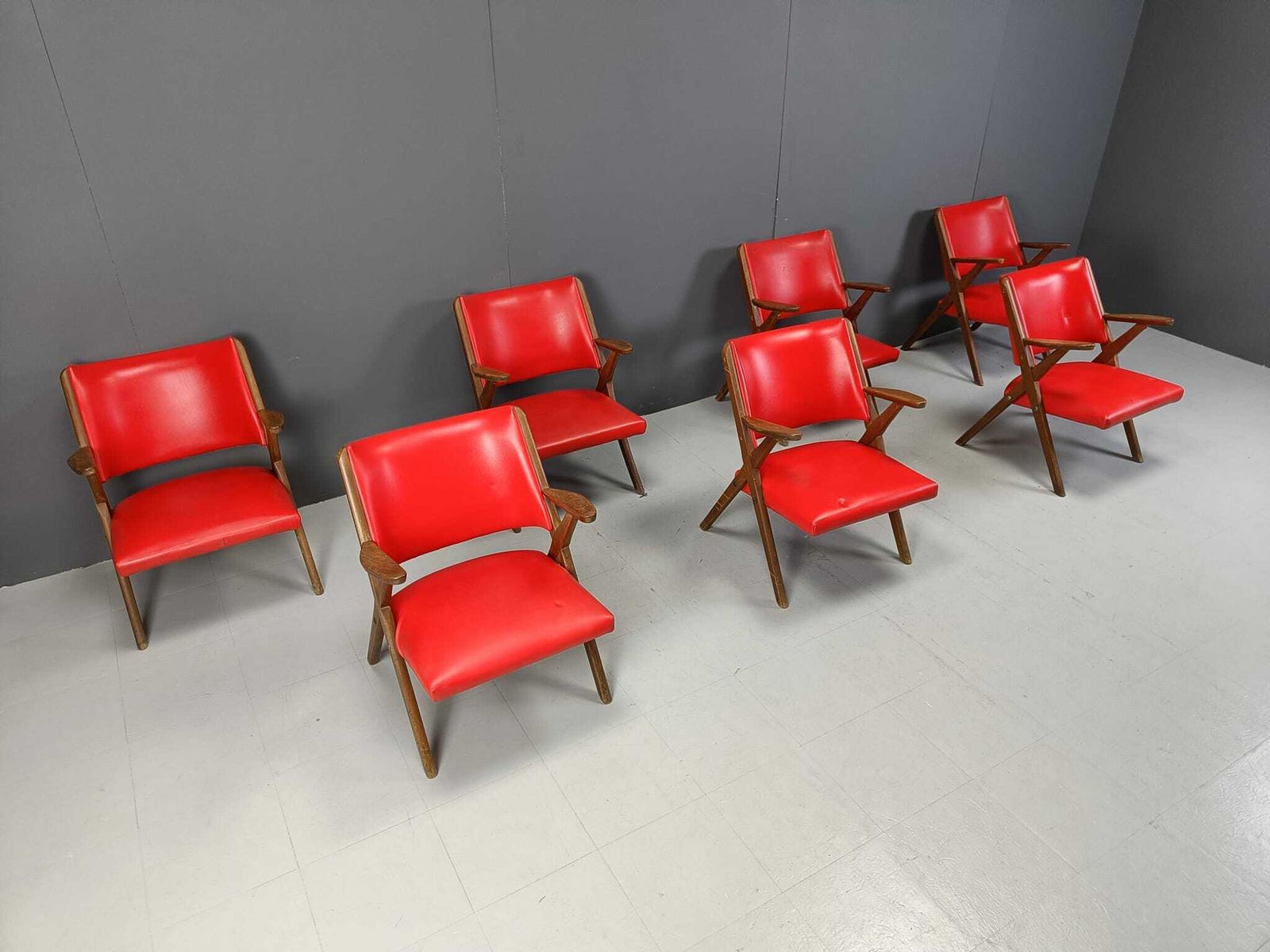 Furniture Mid Century Armchairs By Dal Vera, 1960s   Set Of 2 photo