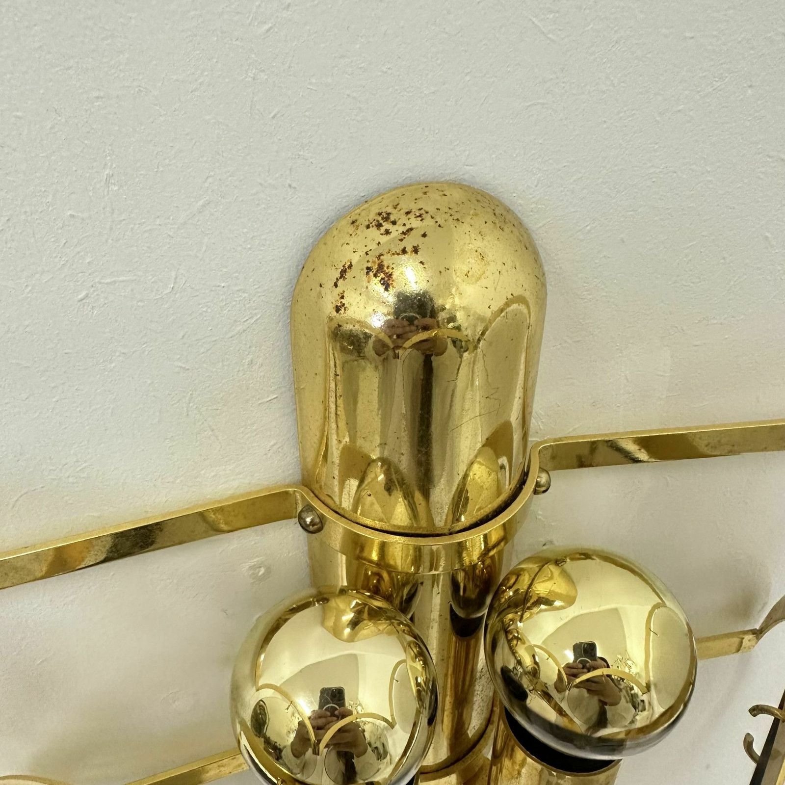 Pair Of Sciolari Sconces Smoked Glass , 1970s Wall Lamps photo 1317.0