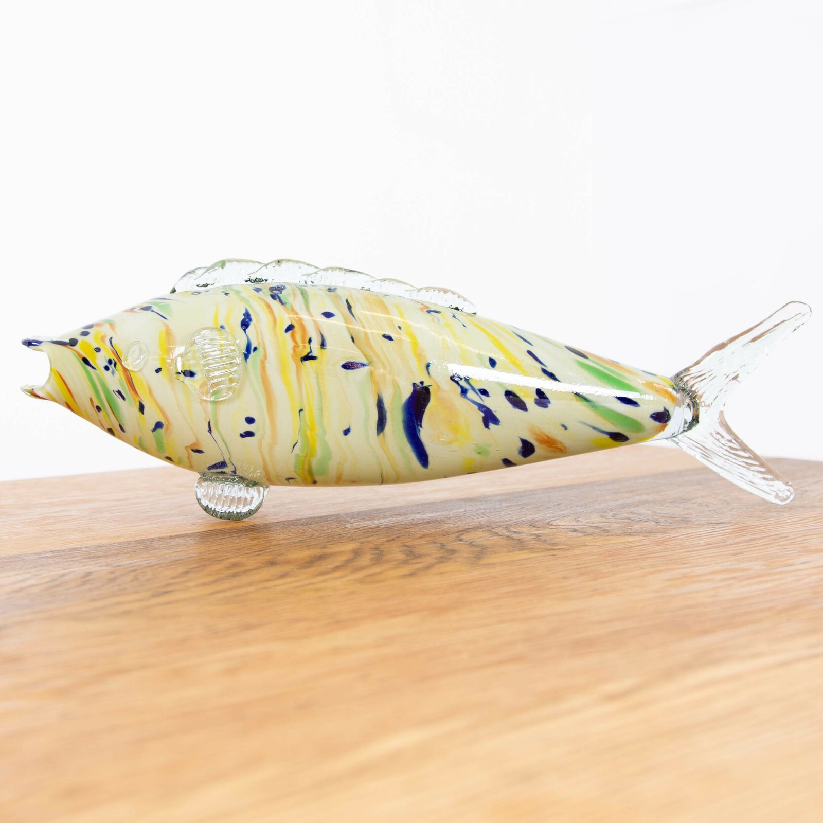 Collection Of 16 Mid Century Murano Glass Fish photo vintage