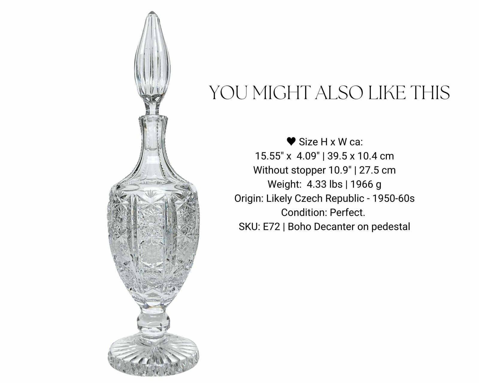 Crystal Wine Glasses | 6pcs | Bohemian Hock Glasses photo buy