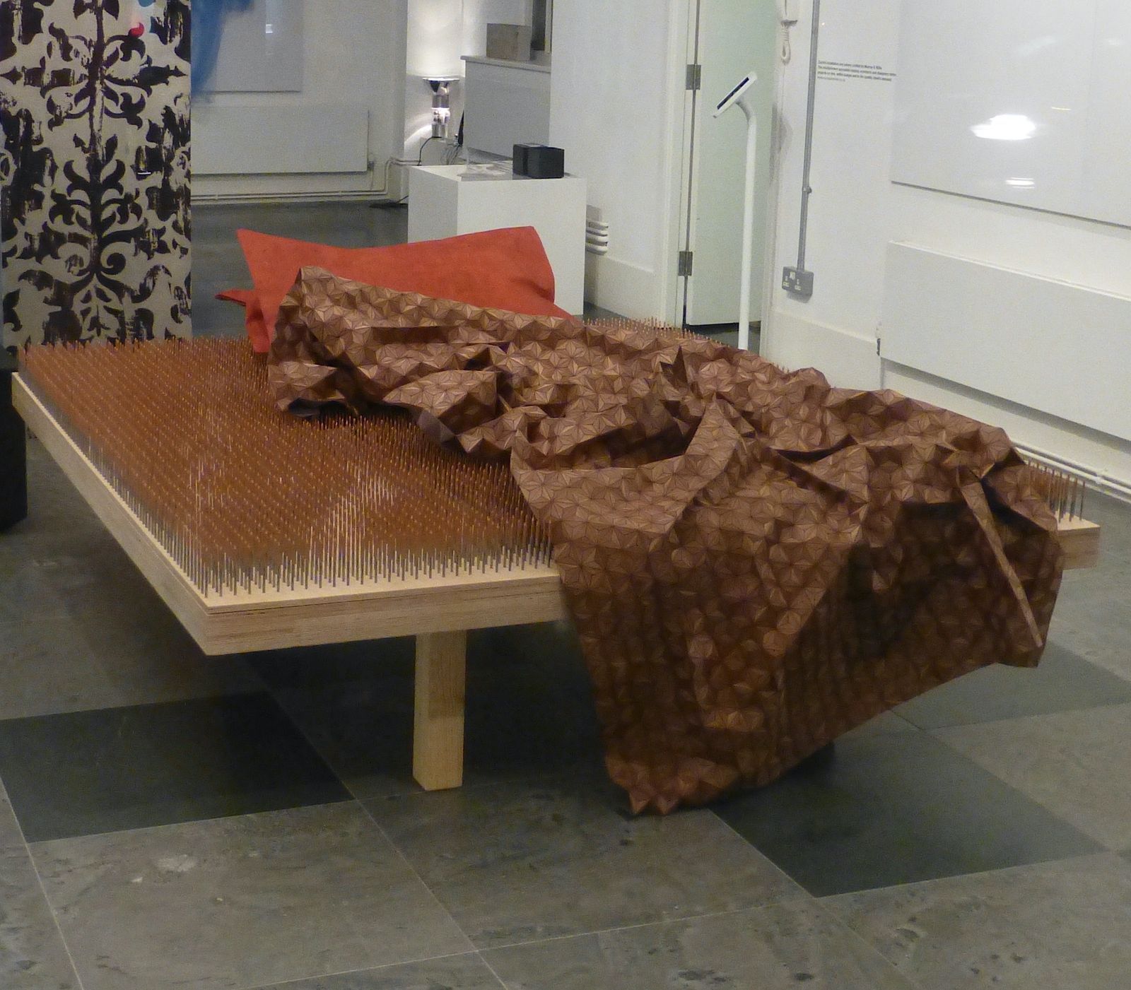 Handmade Bed Of Nails With 10cm Nails In Coppered Finish Either As Single Or Double photo 3950.0