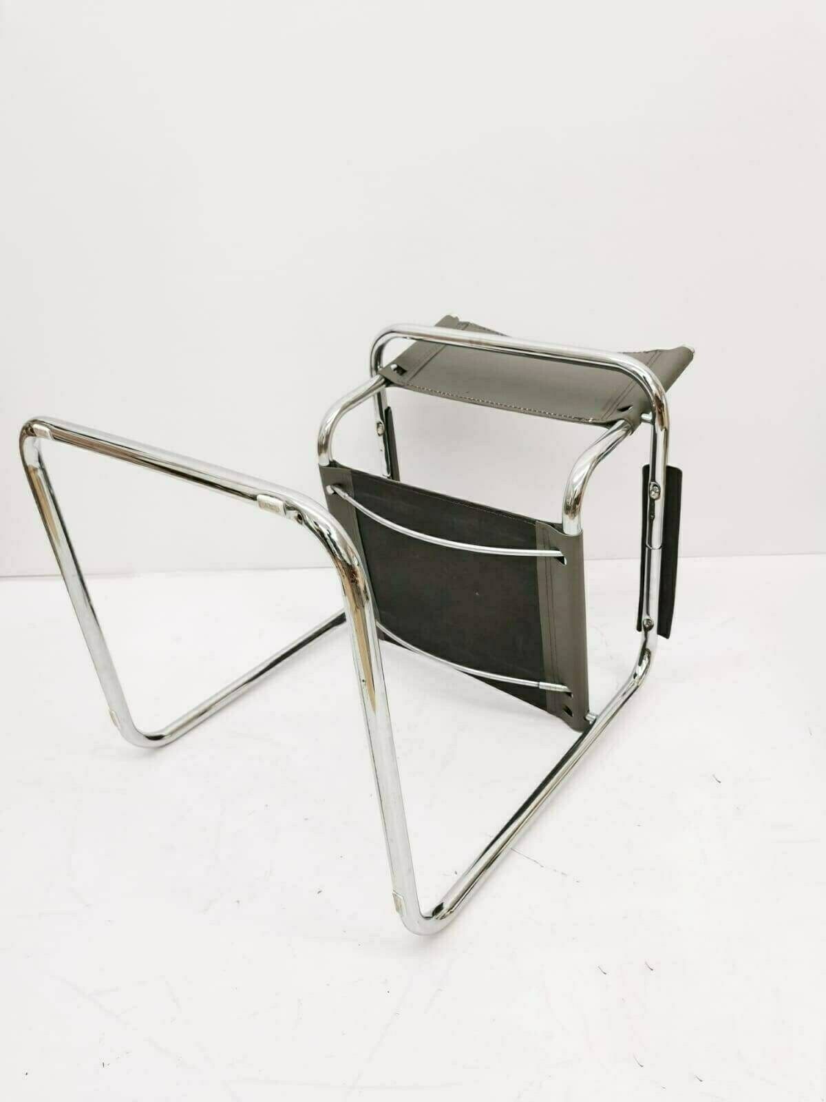 1 Of 2 Model Mg5 Centro Studi Desk Chair By Mart Stam & Marcel Breuer For Matteo Grassi, 1970s photo vintage
