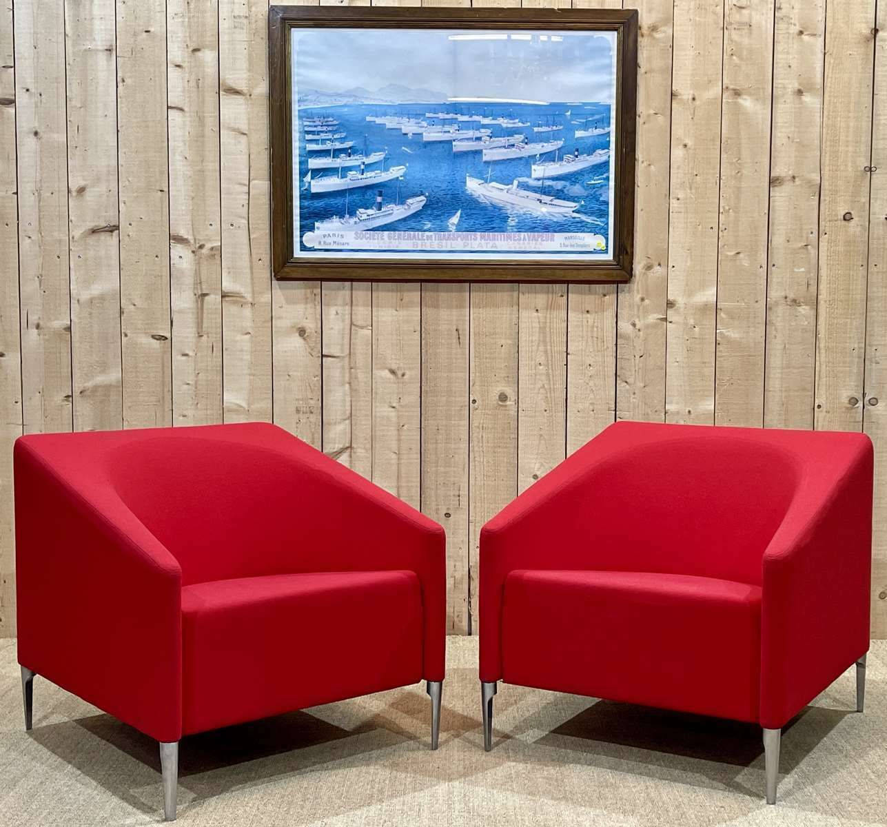 photo vintage Living Room  Seven  3 Pieces By Michiel Van Der Kley For Artifort