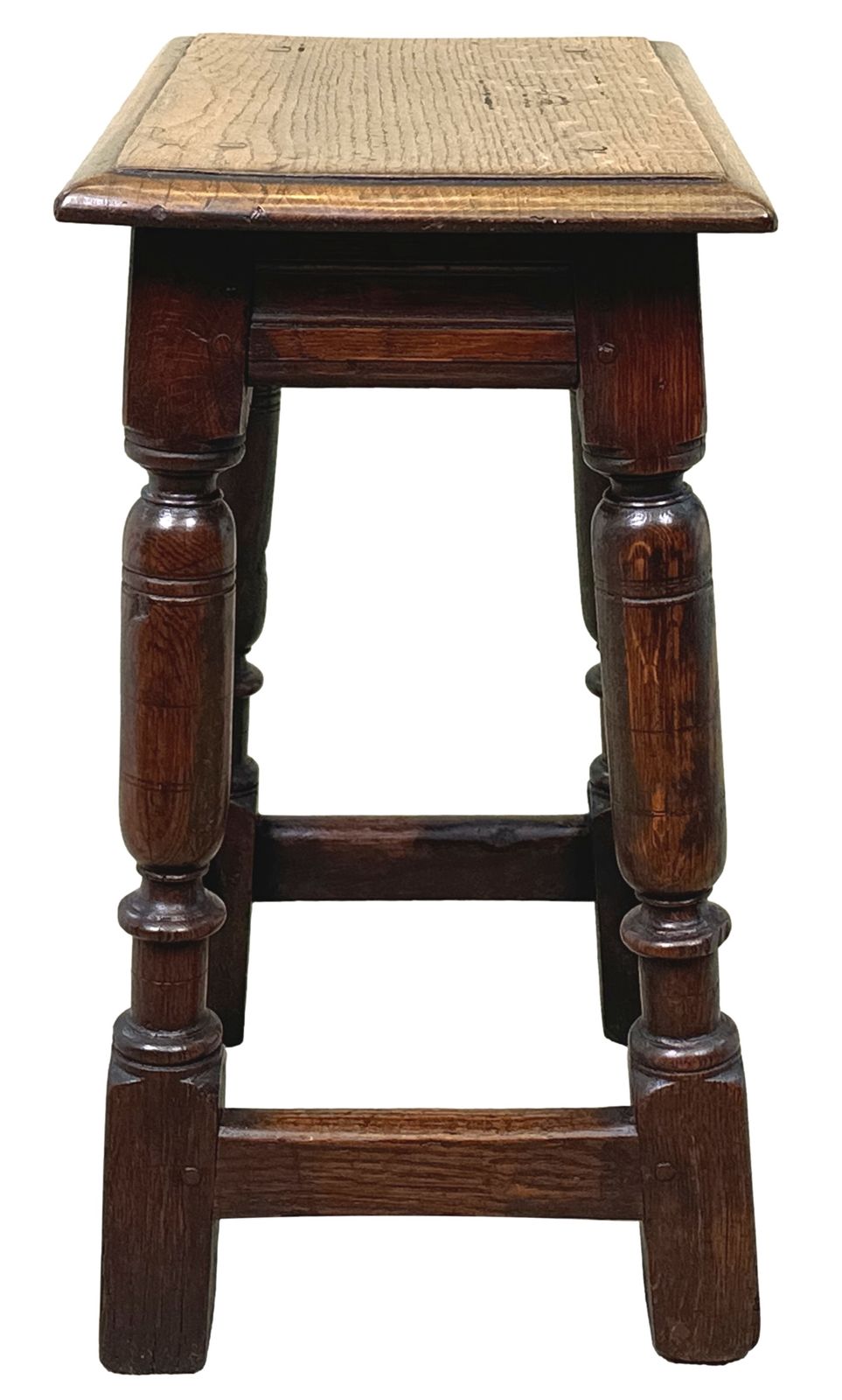 17th Century Rectangular Oak Joint Stool (England, Circa 1660) photo vinterior