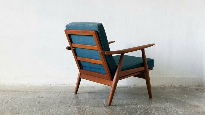 Scandinavian Ge270 Lounge Chair In Teak By Hans Wegner For Getama, 1960s photo for sale